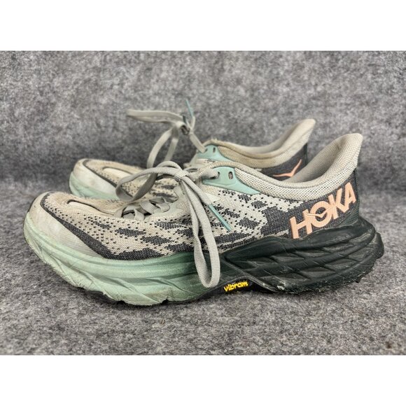 Hoka Speedgoat 5 Shoes Womens Size 6B Trail Running Vibram Mesh Trainers - Picture 1 of 8